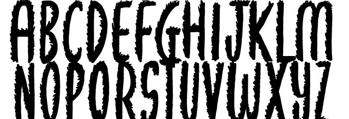 Cuddly Bear Font LOWERCASE