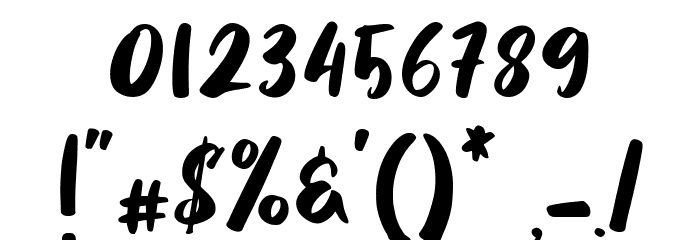 Cuddly Kid Handwriting Font OTHER CHARS