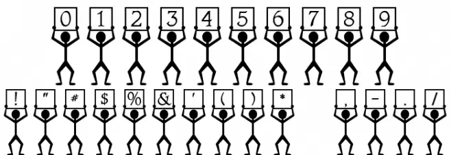 Cue Regular Font OTHER CHARS