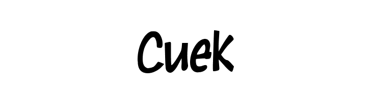 Cuek  font caratteri gratis