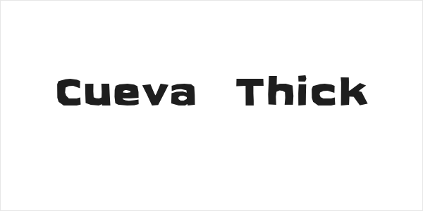 Cueva  Thick Logo