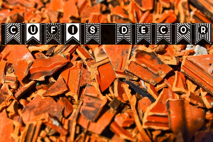 Cufis Decor Font examples