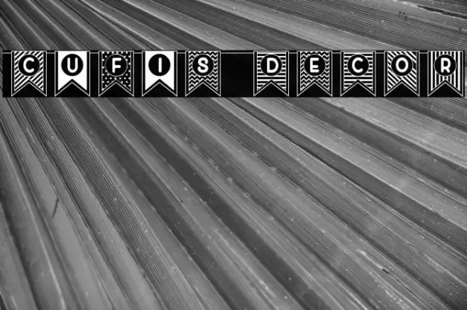 Cufis Decor Fonte examples
