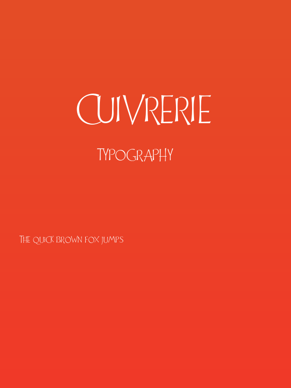 Cuivrerie Poster