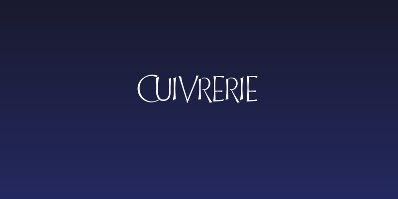 Cuivrerie Social Header