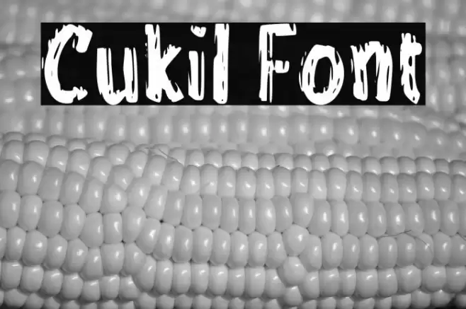 Cukil Font examples