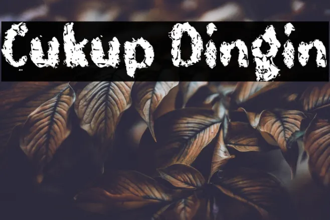 Cukup Dingin Example 2