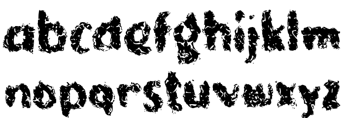 Cukup Dingin Font LOWERCASE