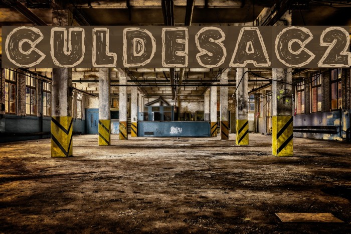 Culdesac2 Font examples