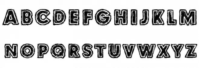 Culdesac Font Litere mari