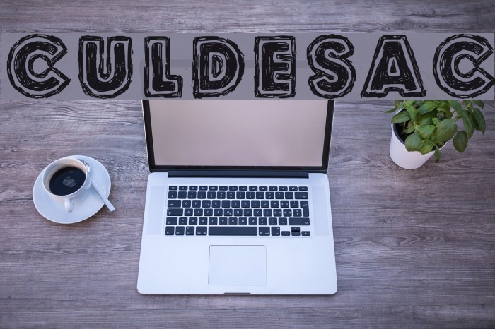 Culdesac Font examples