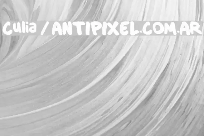 Culia / ANTIPIXEL.COM.AR Font examples