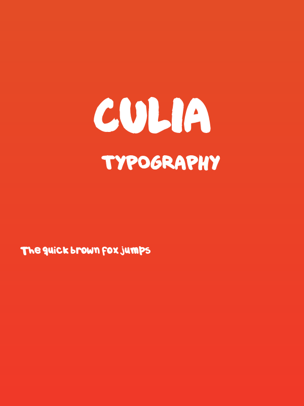 Culia Poster
