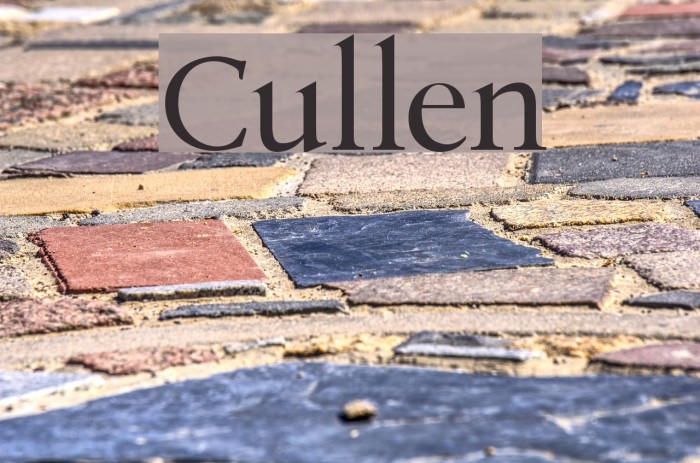 Cullen フォント examples