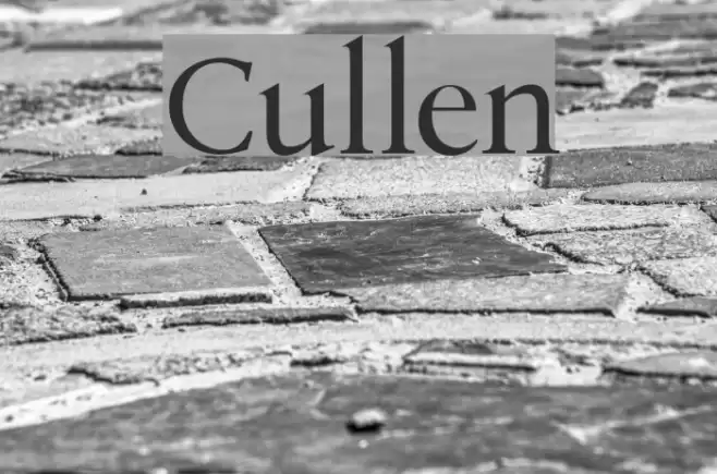 Cullen フォント examples