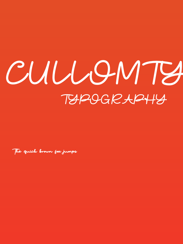 Cullomty Poster
