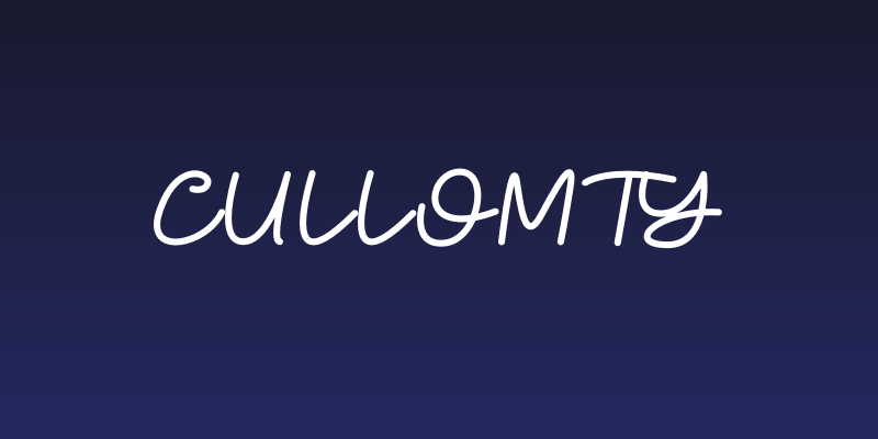 Cullomty Social Header