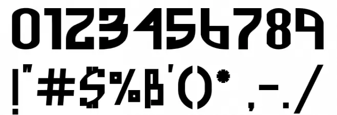 Cully Bold Font OTHER CHARS