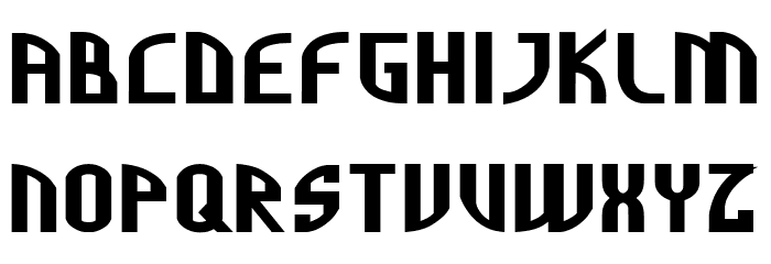 Cully Bold Font LOWERCASE