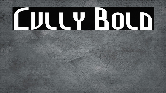 Cully Bold Example 3