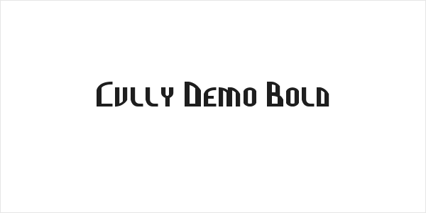 Cully Demo Bold Logo