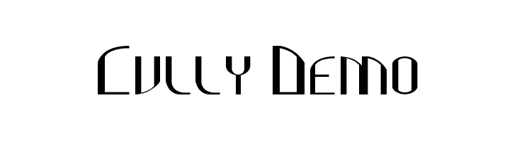 Cully Demo  नि: शुल्क फ़ॉन्ट्स डाउनलोड