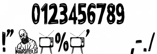 Cult Tv Show Font OTHER CHARS