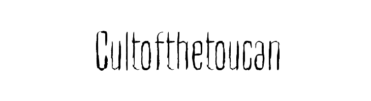 Cult of the toucan Font