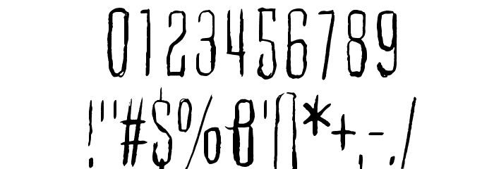 Cult of the toucan Font OTHER CHARS