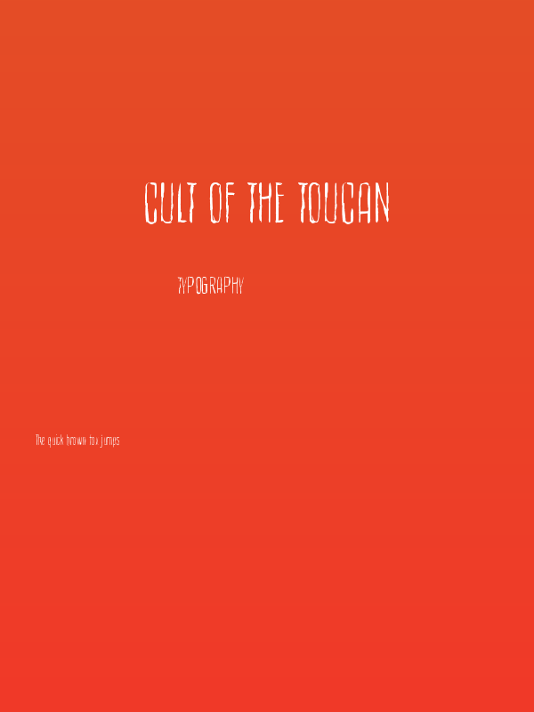Cult of the toucan Poster