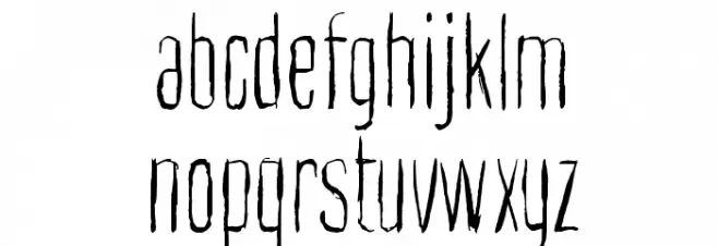 Cult of the toucan Schriftart Kleinbuchstaben