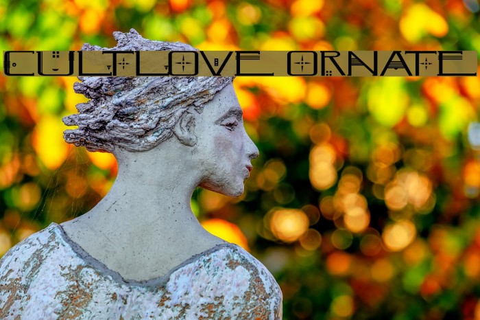CultLove Ornate Font examples