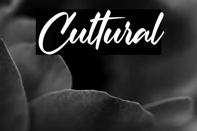 Cultural خط examples