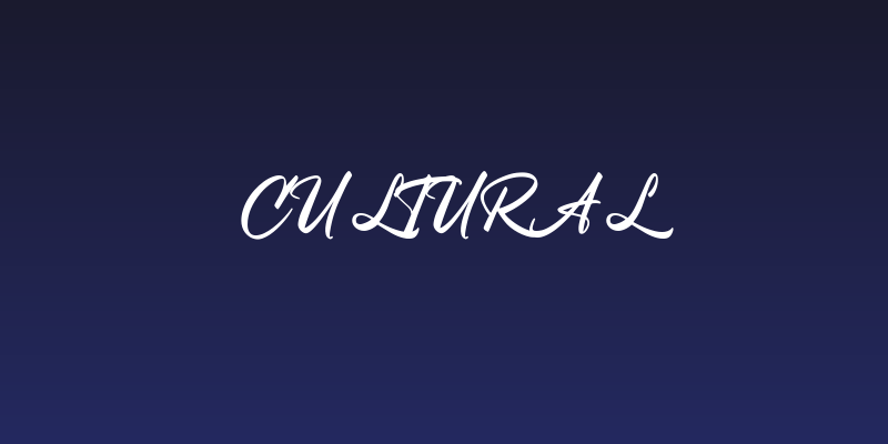 Cultural Social Header