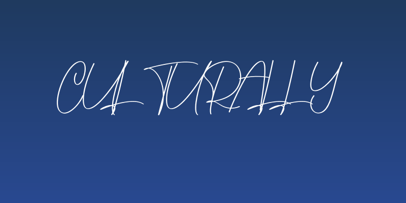 Culturally Social Header