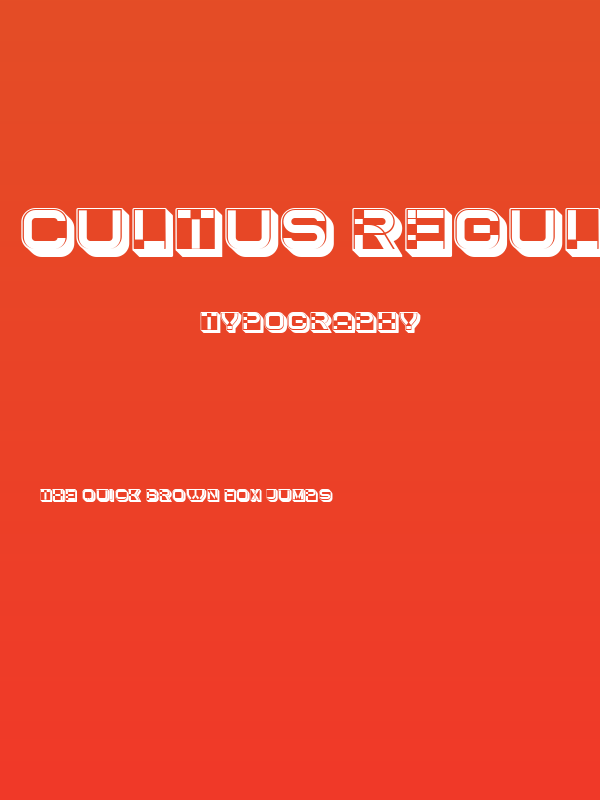 Cultus Regular Poster