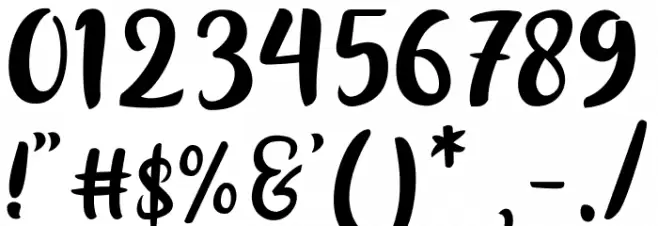 Cumiskat-Regular Font OTHER CHARS