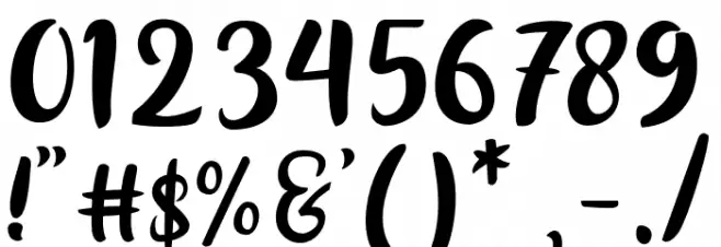Cumiskat-Regular Font OTHER CHARS