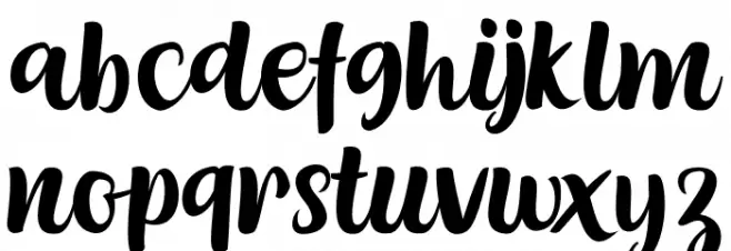 Cumiskat-Regular Font LOWERCASE