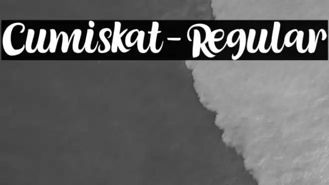 Cumiskat-Regular Font examples