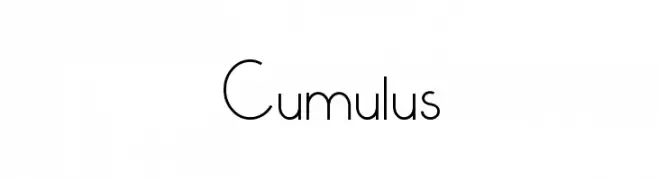 Cumulus  Frei Schriftart Herunterladen
