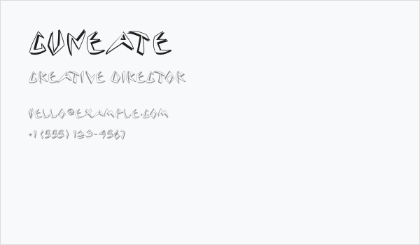 Cuneate Business Card