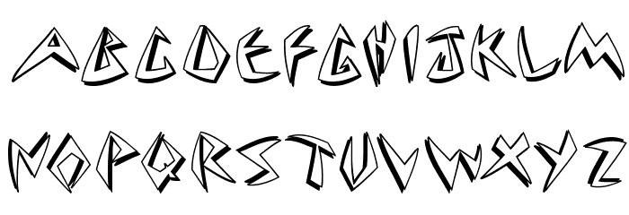 Cuneate Font LOWERCASE