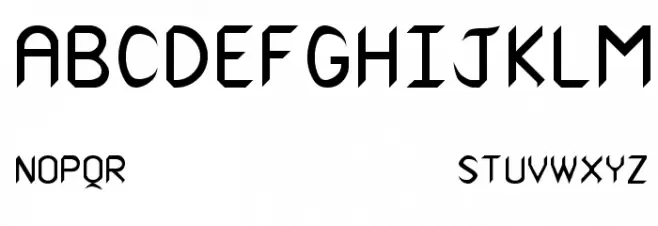 Cuneiform Шрифта ВЕРХНИЙ