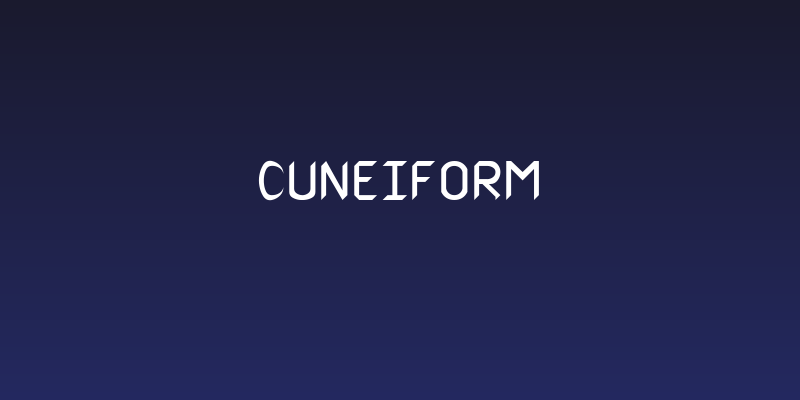 Cuneiform Social Header