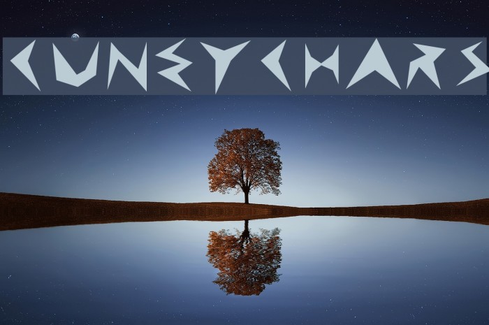 CuneyChars Font examples