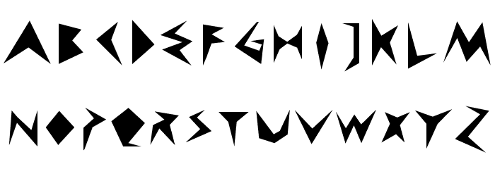 CuneyChars Font LOWERCASE