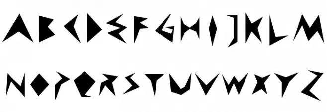 CuneyChars Font LOWERCASE