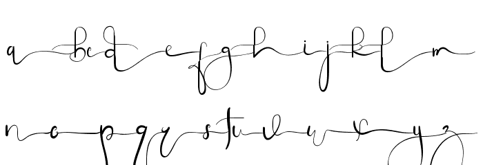 Cuningham Demo Font LOWERCASE