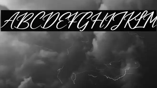 Cuningham Singleton Italic Font examples